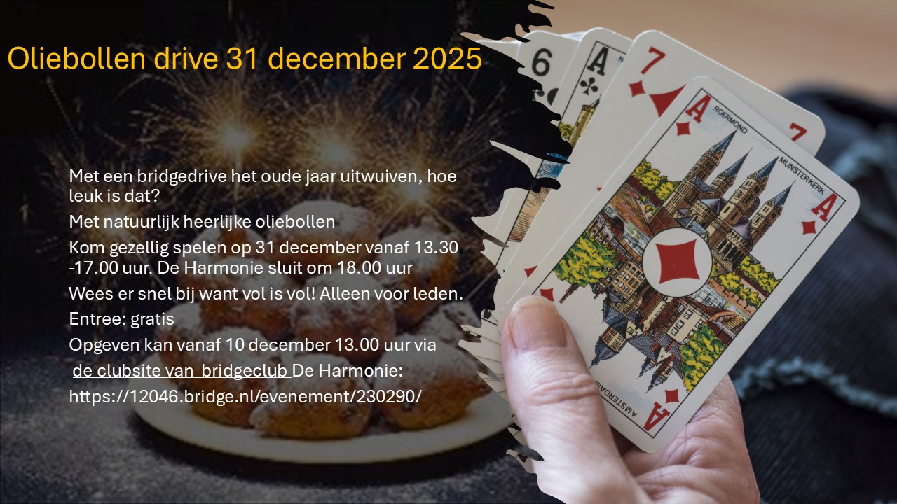 Oliebollen drive 31 december 2025