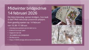 Inschrijving midwinterbridgedrive geopend